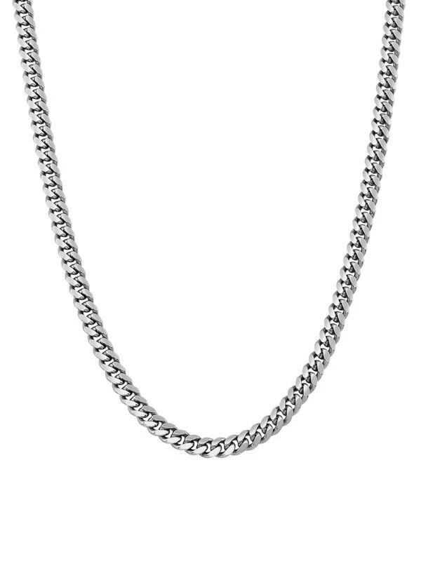 Saks Fifth Avenue Basic Sterling Silver Curb Necklace/22" 1