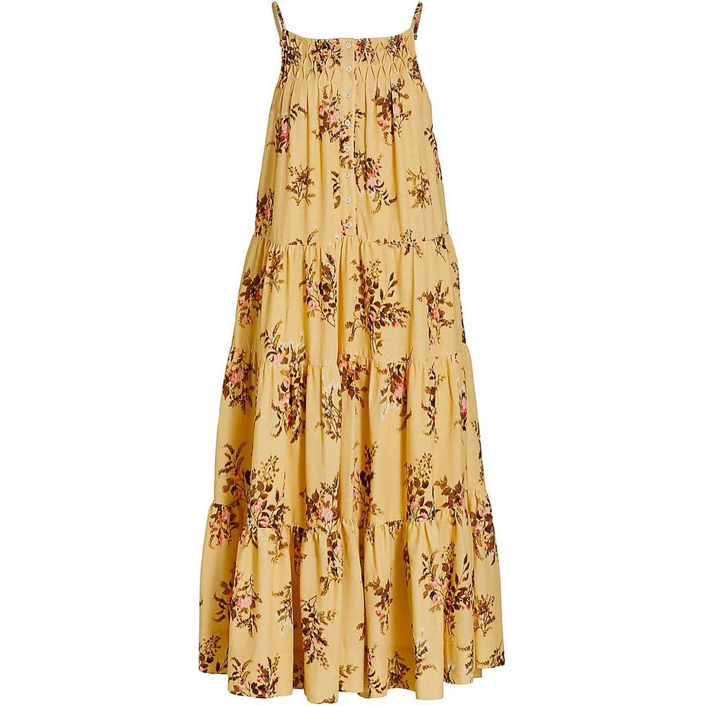 Tahari Womens Floral Print Maxi Sundress 1