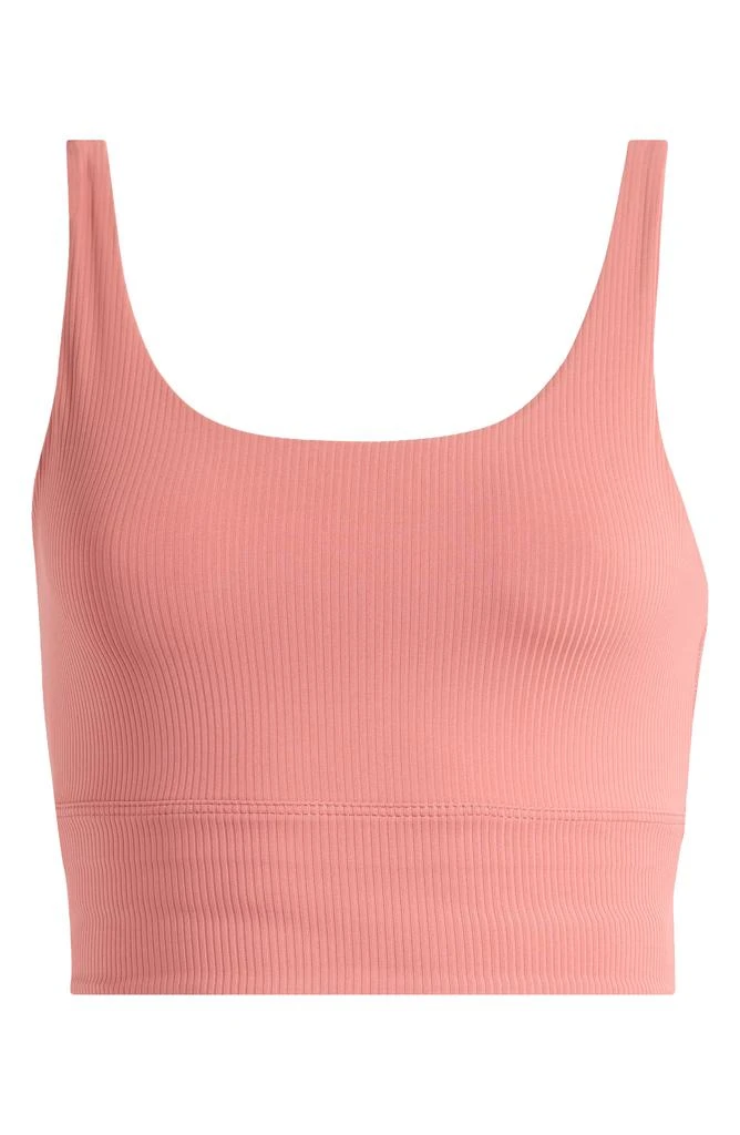 NIKE Zenvy Rib Dri-FIT Longline Sports Bra 6
