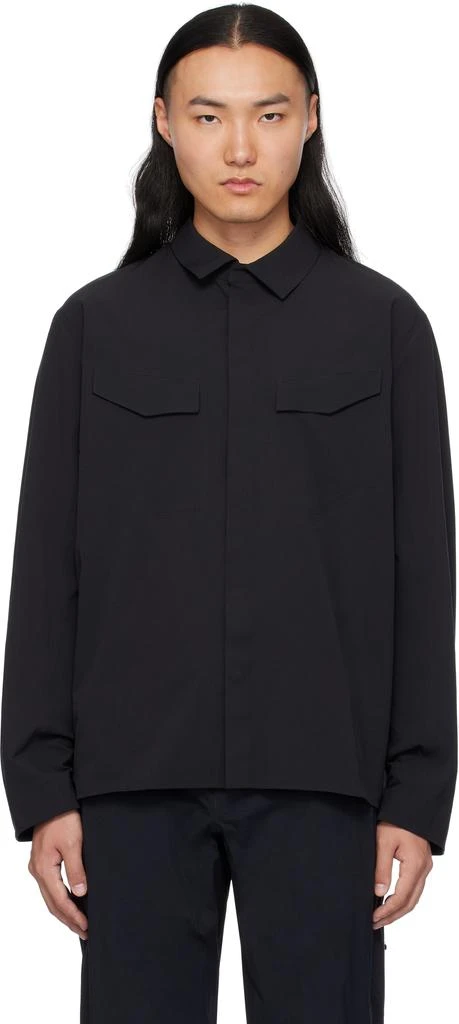 Veilance Black Field Shirt 1