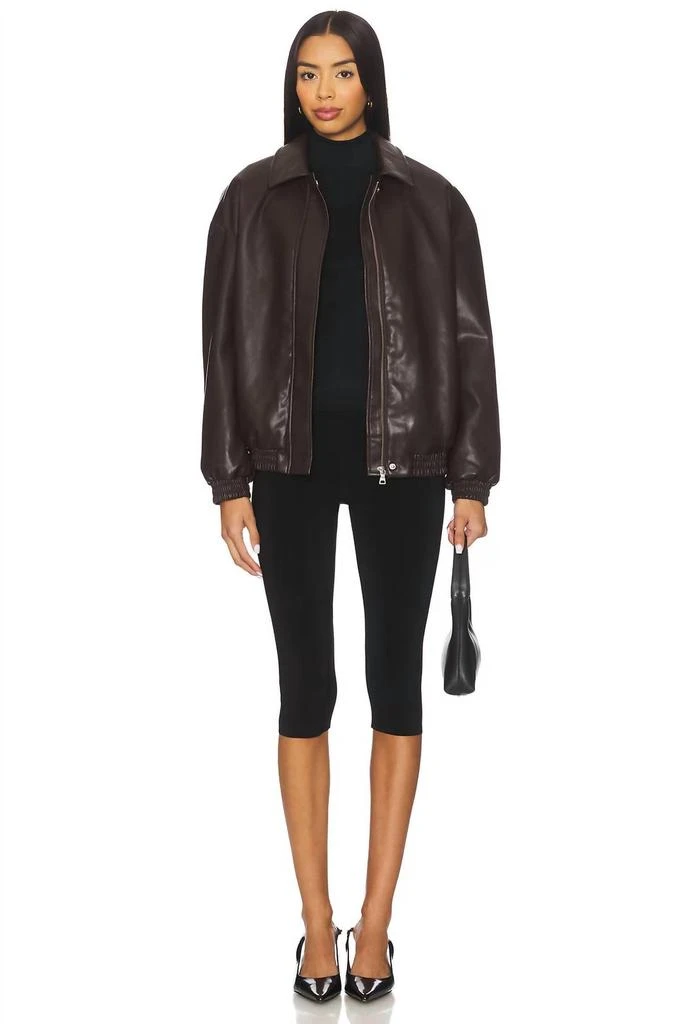 Enza Costa Enza Costa - Leather Zipper Jacket 3