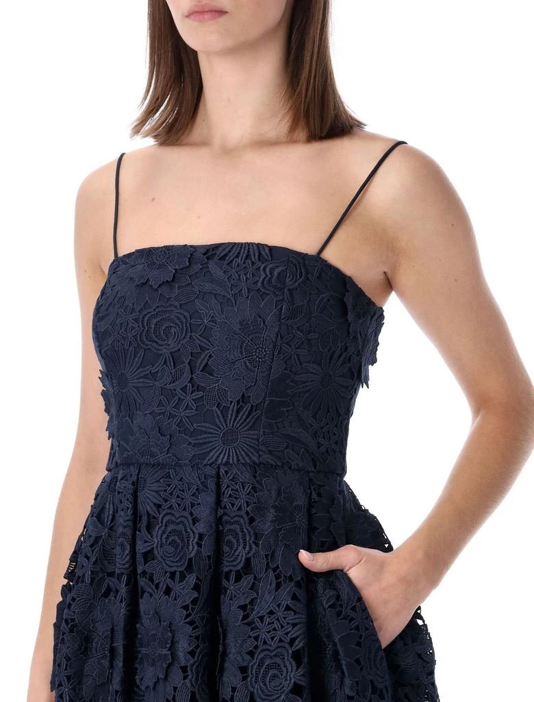 ROTATE 3D Lace Flared Midi Dress  On Sale Now with Up to 44% Off |  Discover Exclusive Deals & Savings at BeyondStyle  Authentic ROTATE Birger  Christensen women|clothing|adult|dresses|apparel & accessories with