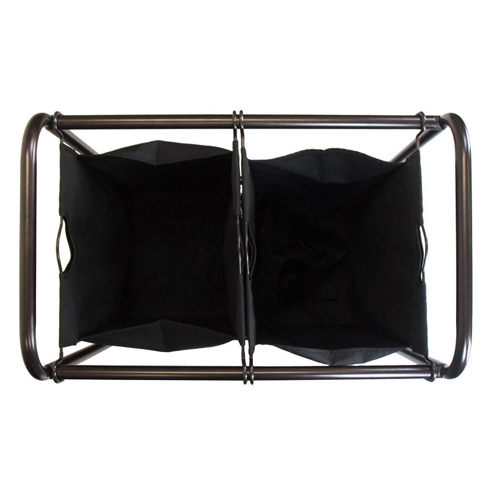 Oceanstar 2-Bag Rolling Laundry Sorter 4