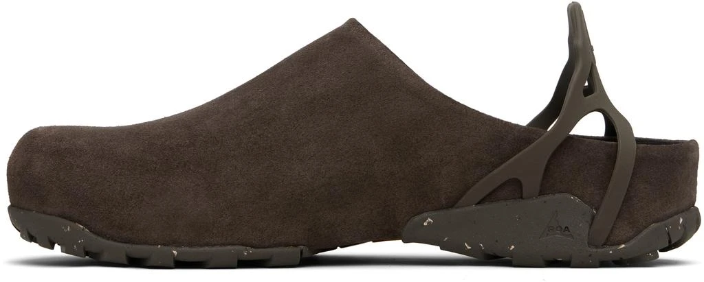 ROA Brown Fedaia Mules 3