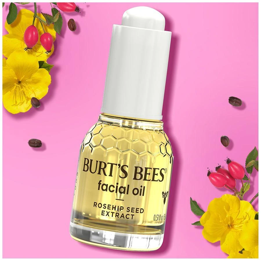 Burt
s Bees Rosehip Seed Extract Rejuvenating Facial Oil Bottle with Dropper 5