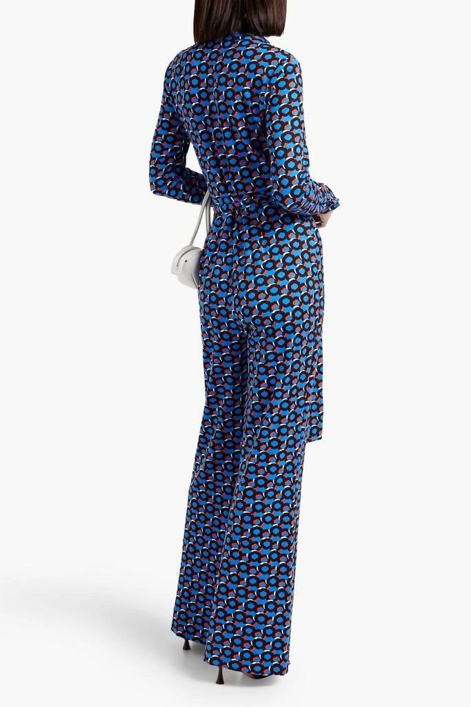 Diane von Furstenberg Michelle printed stretch-jersey wide-leg jumpsuit 3