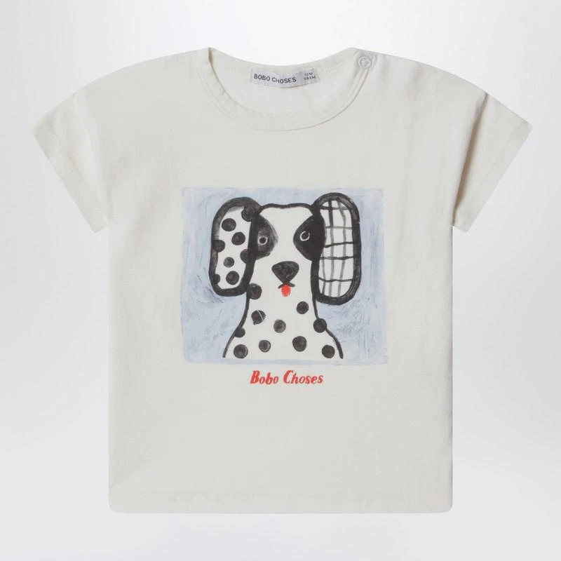 BOBO CHOSES Van Dog white T-shirt