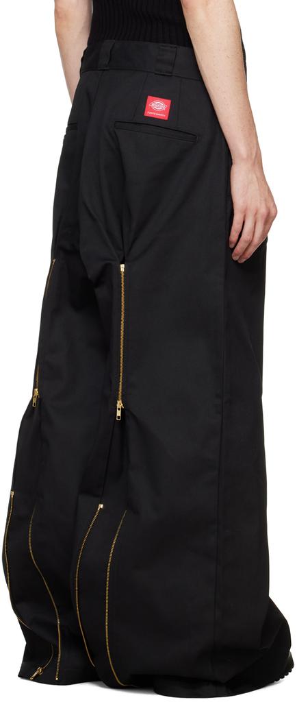 FUMITO GANRYU Black Dickies Edition Reverse Baggy Trousers