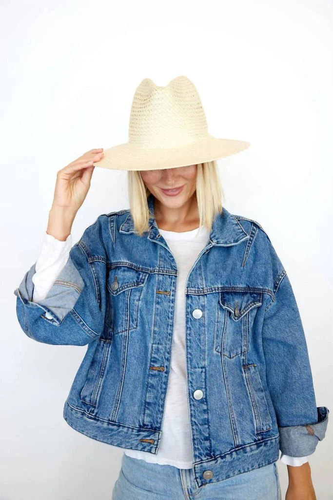 Hat Attack Hat Attack - Women's Luxe Vented Packable Straw Hat 3