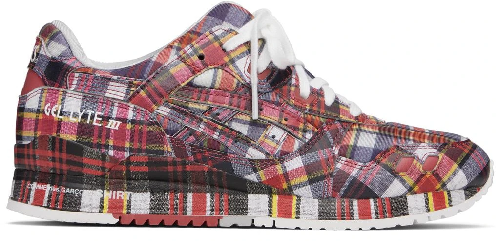 Comme des Garcons Red ASICS Edition GEL-LYTE III 07 Remastered Sneakers 1