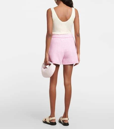 Barrie Cashmere and cotton-blend bouclé shorts 3