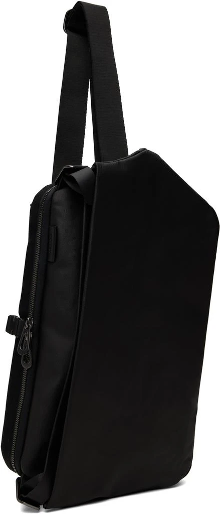 Côte & Ciel Black Riss Coated Canvas Document Holder 2