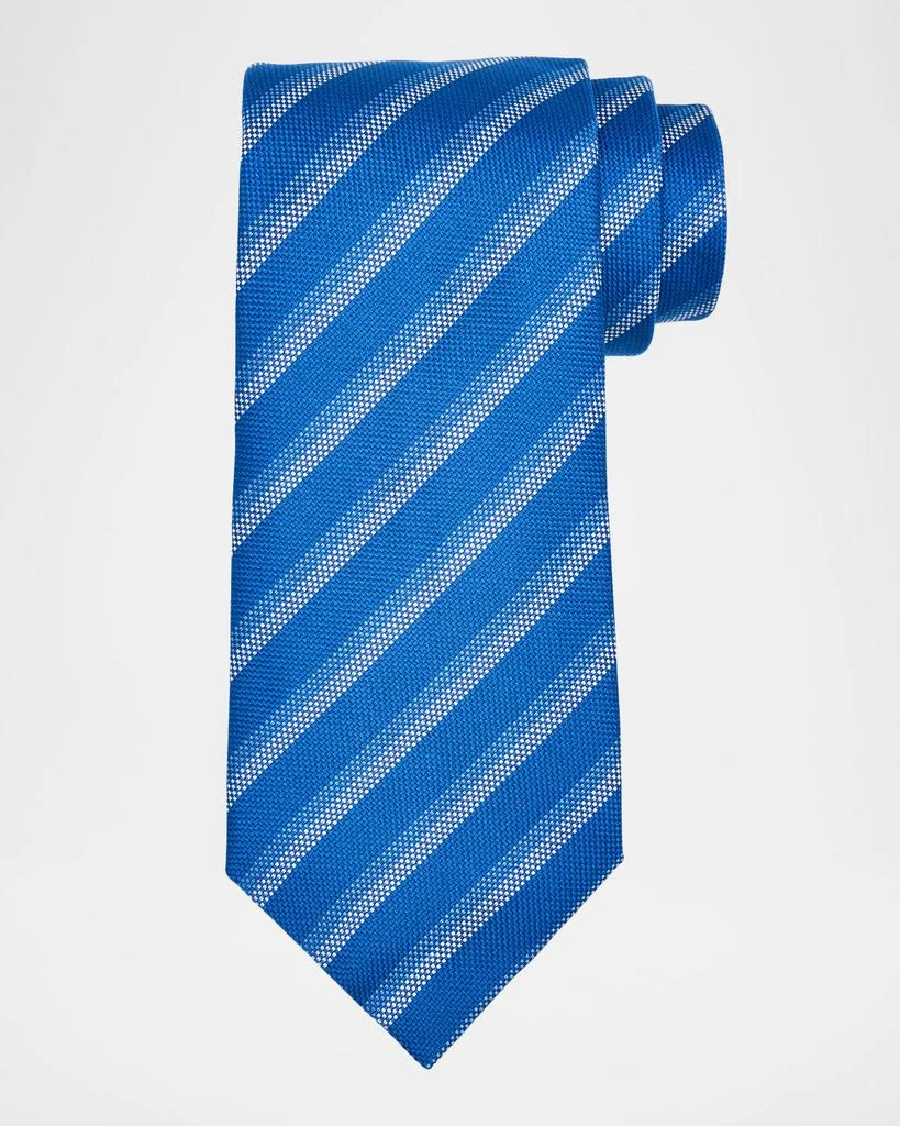 Charvet Men's Striped Silk Tie 1