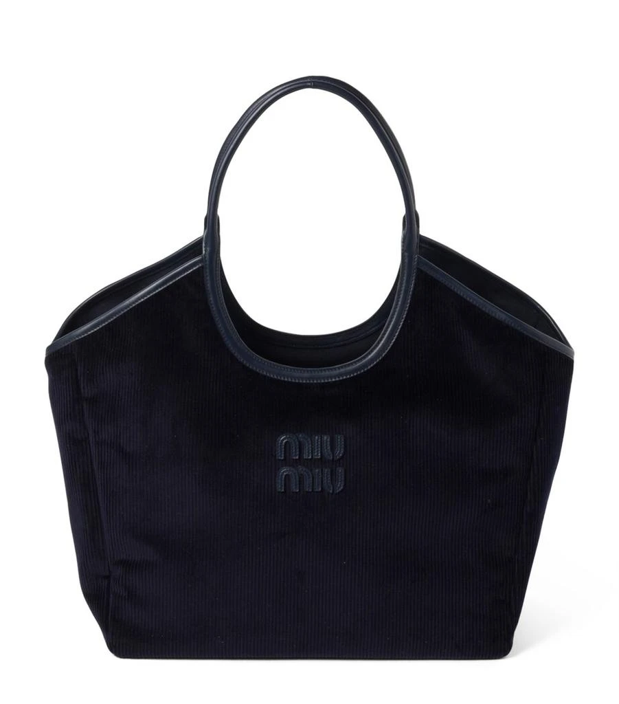 Miu Miu Large Corduroy Ivy Tote Bag 1