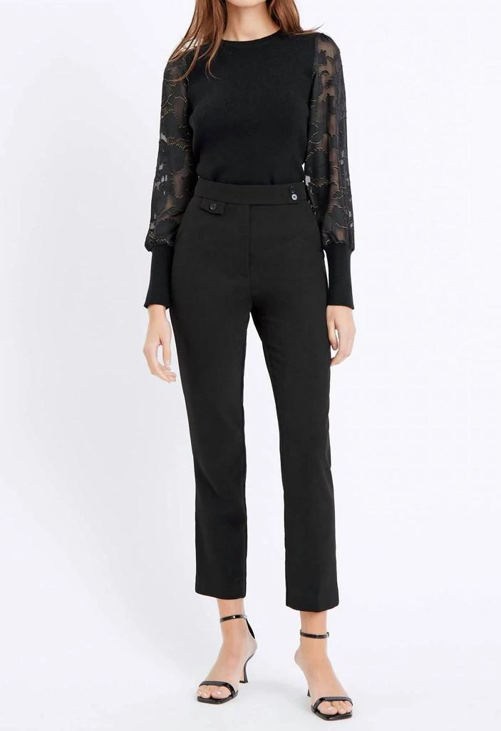 Greylin Greylin - Rumi Button Tab Trousers 1