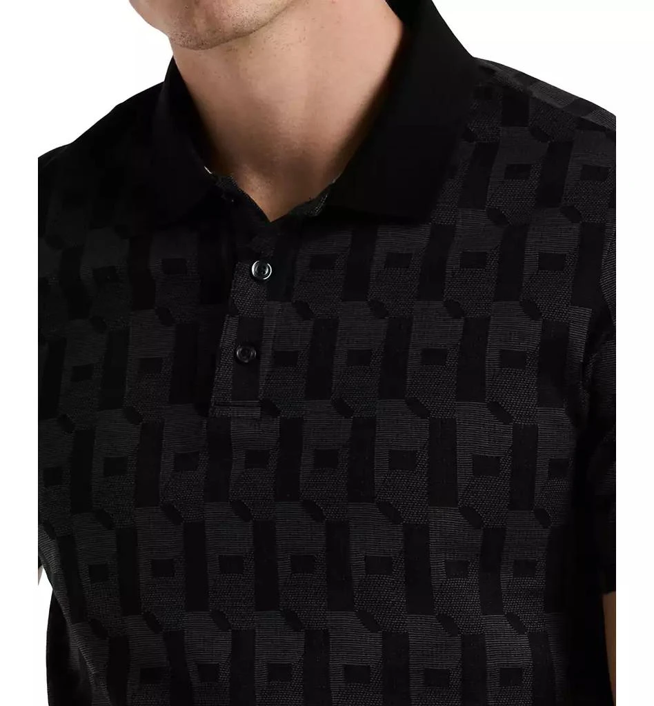 Perry Ellis Men's Legacy Geo-Pattern Jacquard Polo Shirt 3