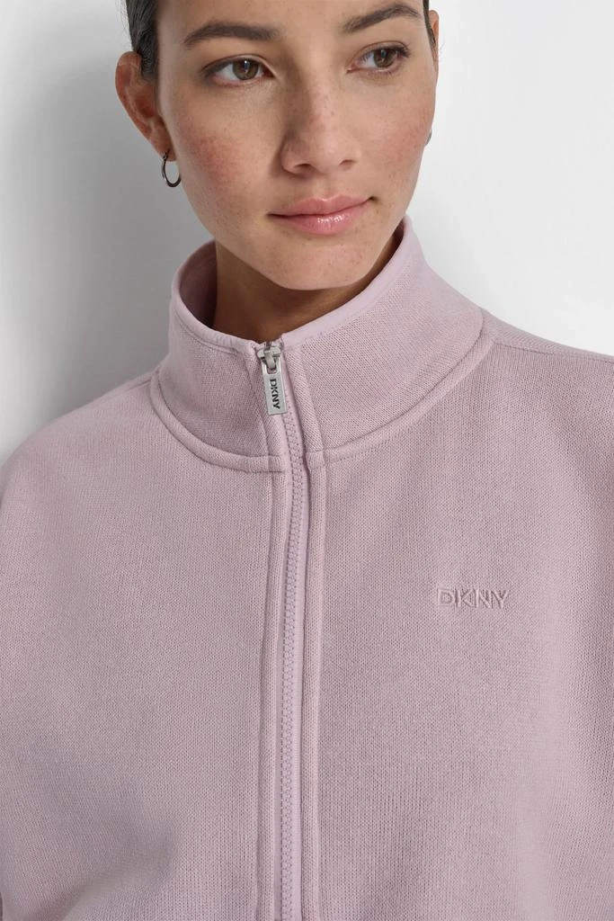DKNY HALF ZIP FLEECE PULLOVER 5