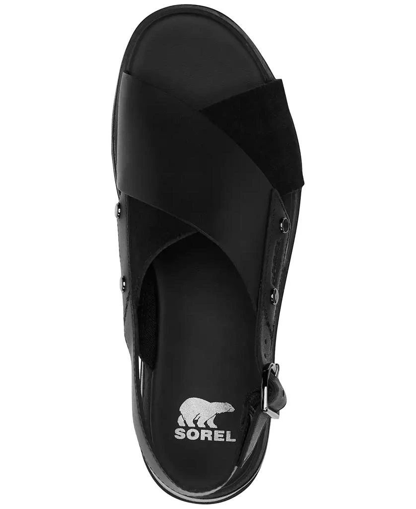 SOREL Women's Dayspring Crisscross Platform Sandals 4