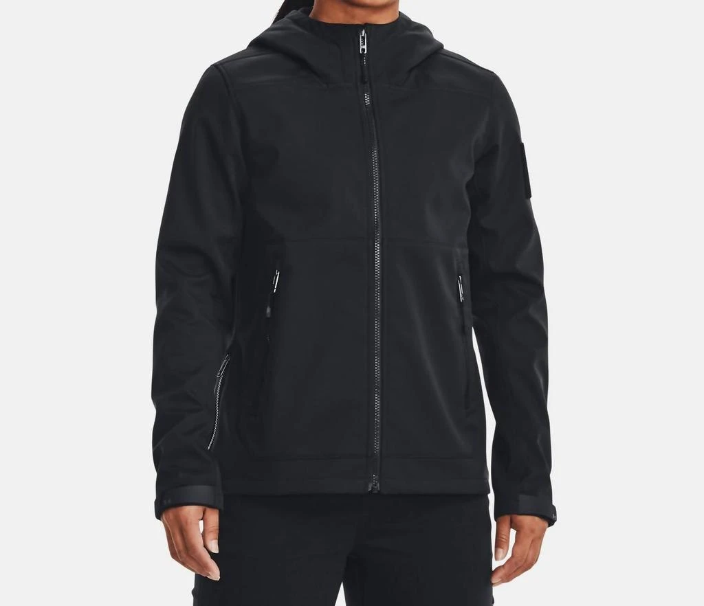 Under Armour Tactical Softshell Jacket In Black 1