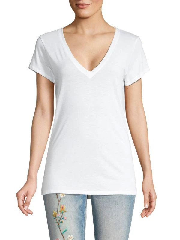 Vince Little Boy V Neck Tee 1
