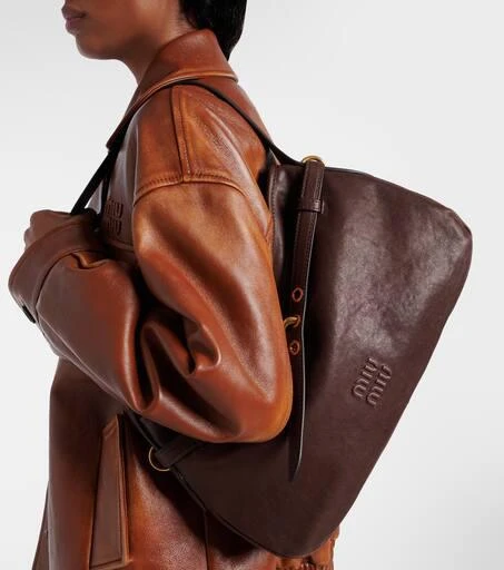 Miu Miu Aventure Medium leather shoulder bag 2