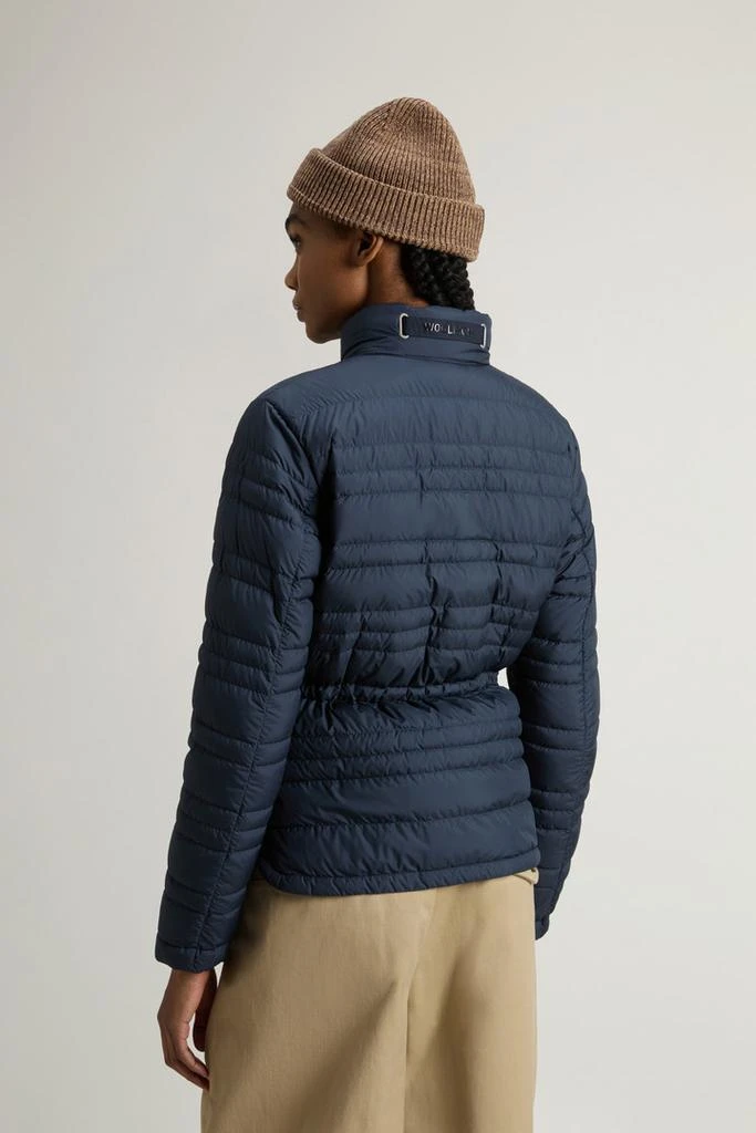 Woolrich Padded Microfiber Jacket - Women - Blue 3
