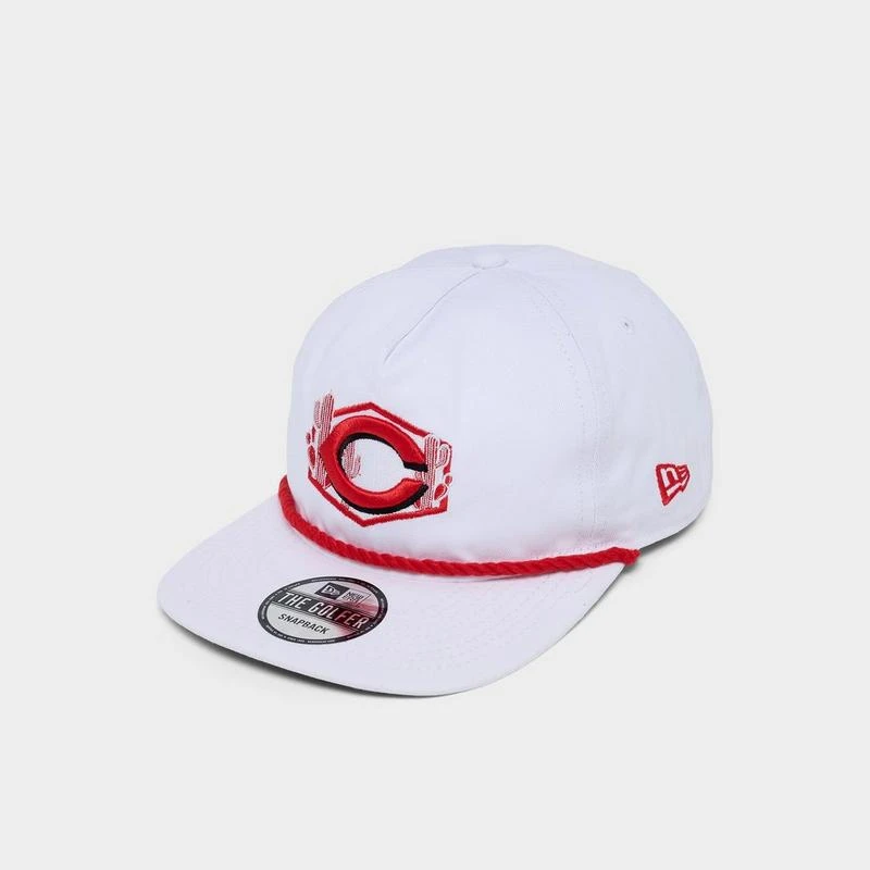 New Era New Era Cincinnati Reds MLB The Golfer Team Text Snapback Hat 4