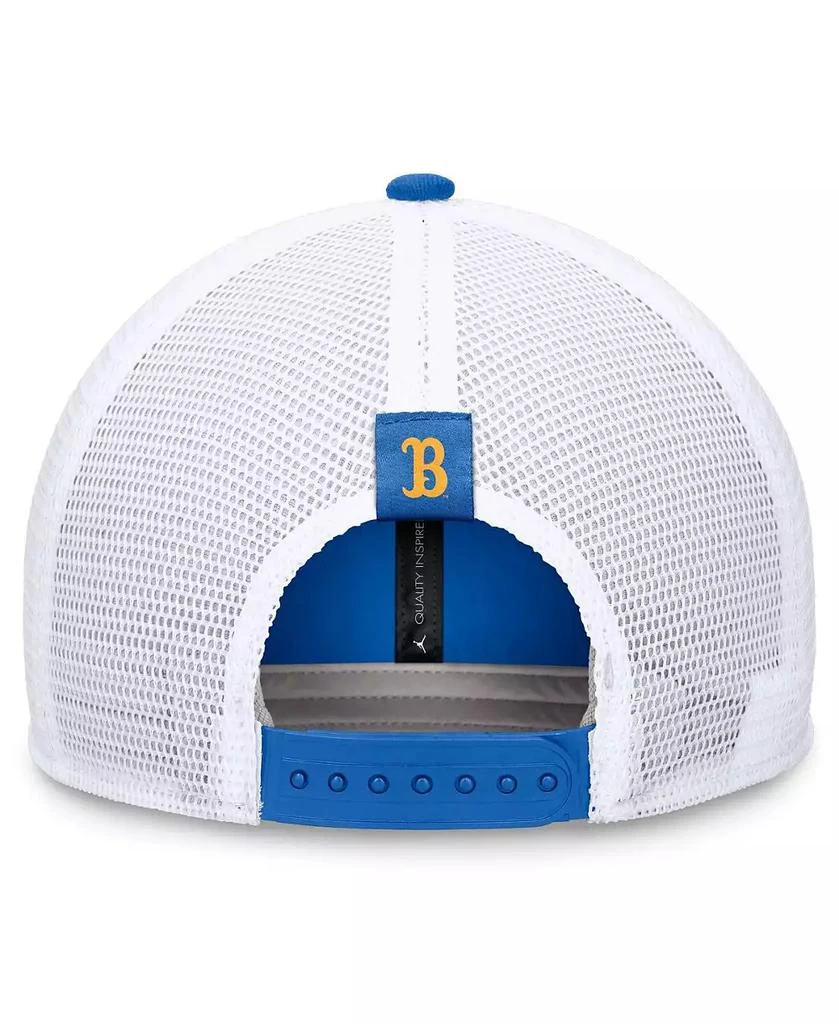 Jordan Men's Blue/White UCLA Bruins 2024 Sideline Trucker Adjustable Hat 3