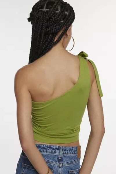 Urban Outfitters One-Shoulder Rose Graphic Tank Top 3