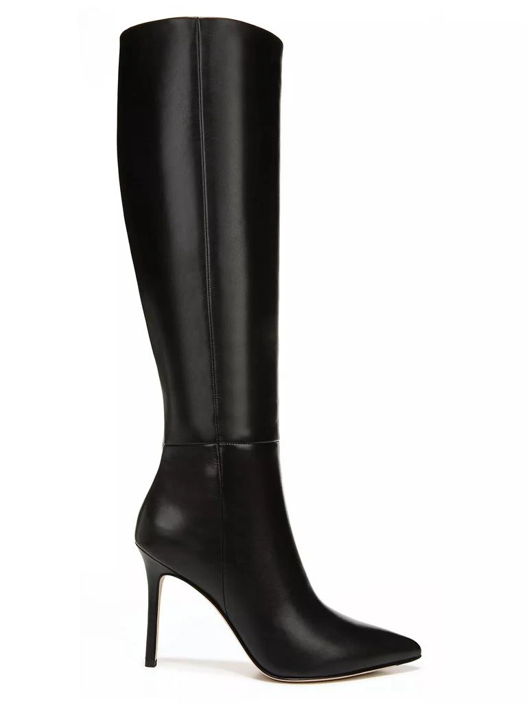 VERONICA BEARD Lisa 95MM Knee-High Wide-Calf Leather Boots 1