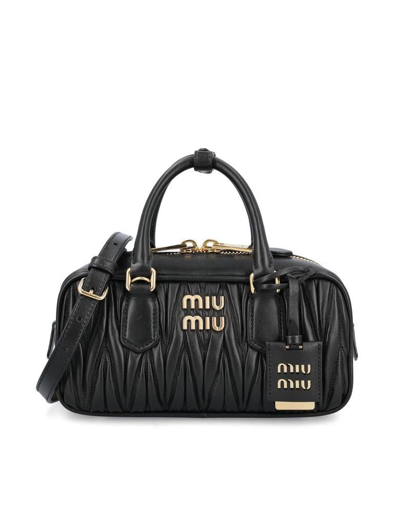 miu miu 黒 サテン パーティーバッグ レディース】デザイナーズ バッグ コレクション - Miu Miu公式サイト