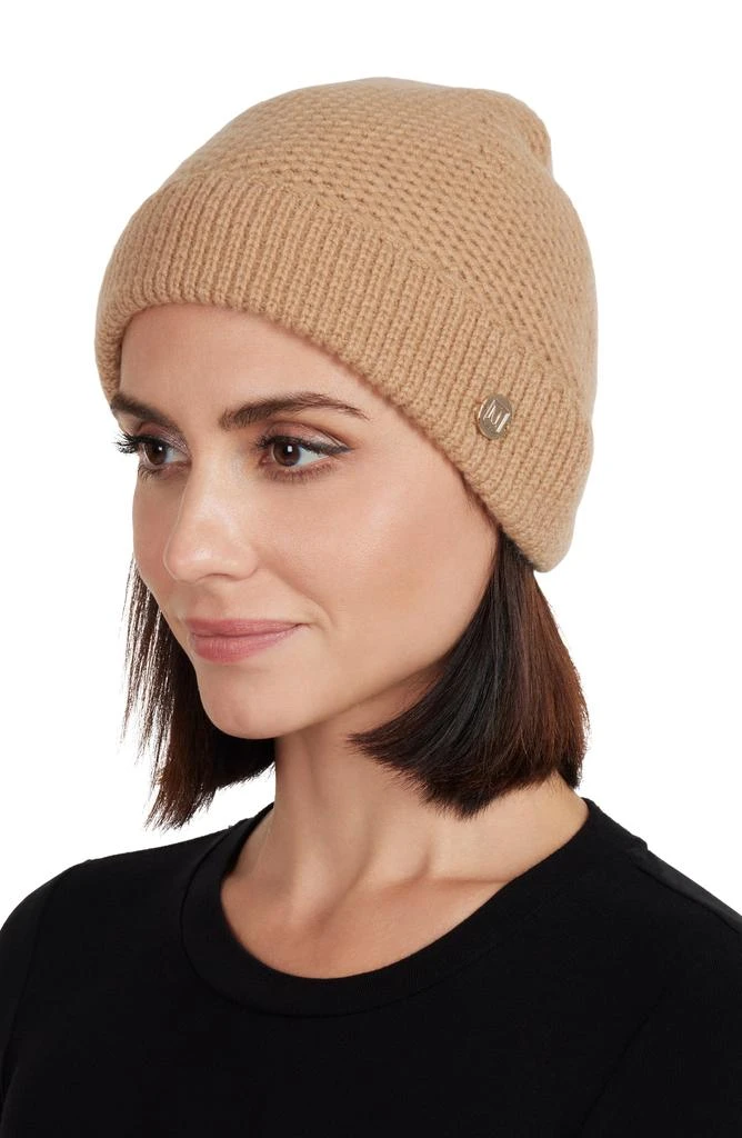 NWT Bruno Magli Cashmere Knit Beanie Bruno Magli Cashmere Colorblock Jersey Knit | Mercari main image 3