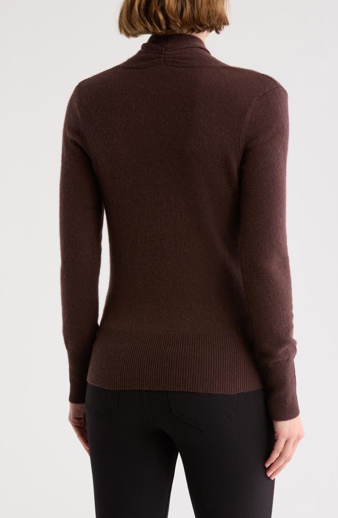 Sofia Cashmere Cashmere Faux Wrap Sweater