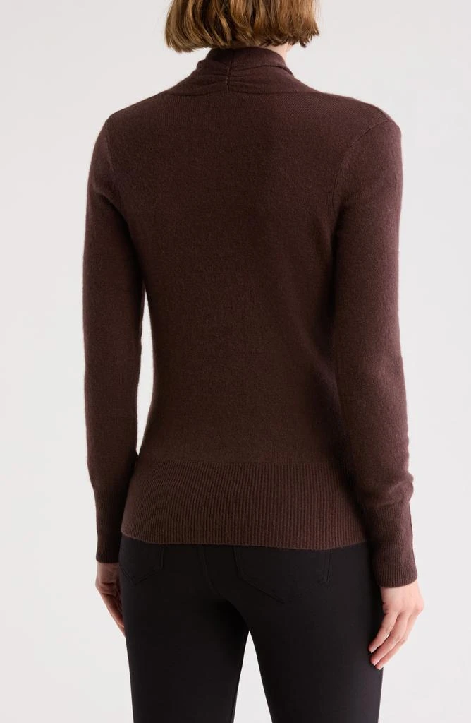 Sofia Cashmere Cashmere Faux Wrap Sweater 2