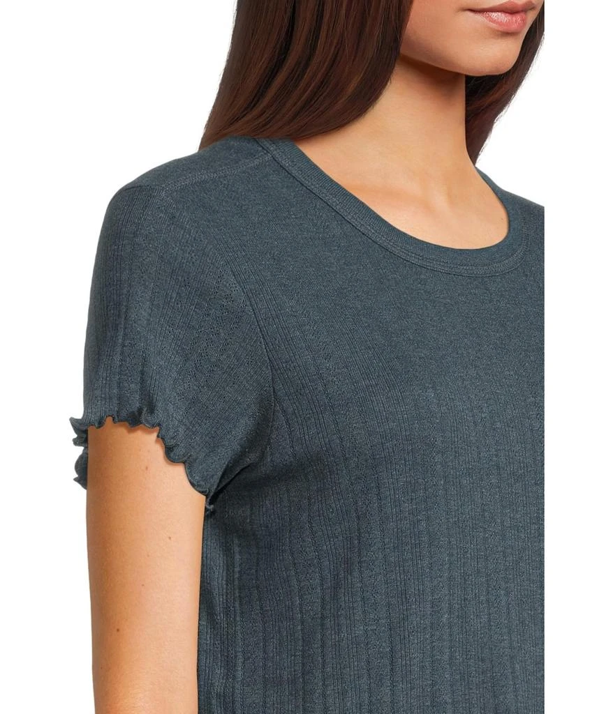 Toad & Co Foothill Pointelle Short Sleeve Baby Tee 4