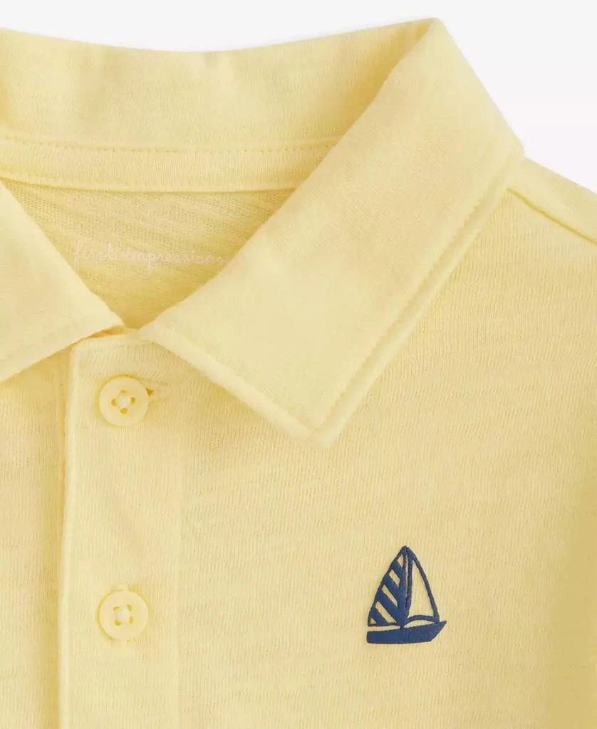 First Impressions Baby Boys Mini Sailboat Polo T-Shirt, Exclusively at Macy's 2