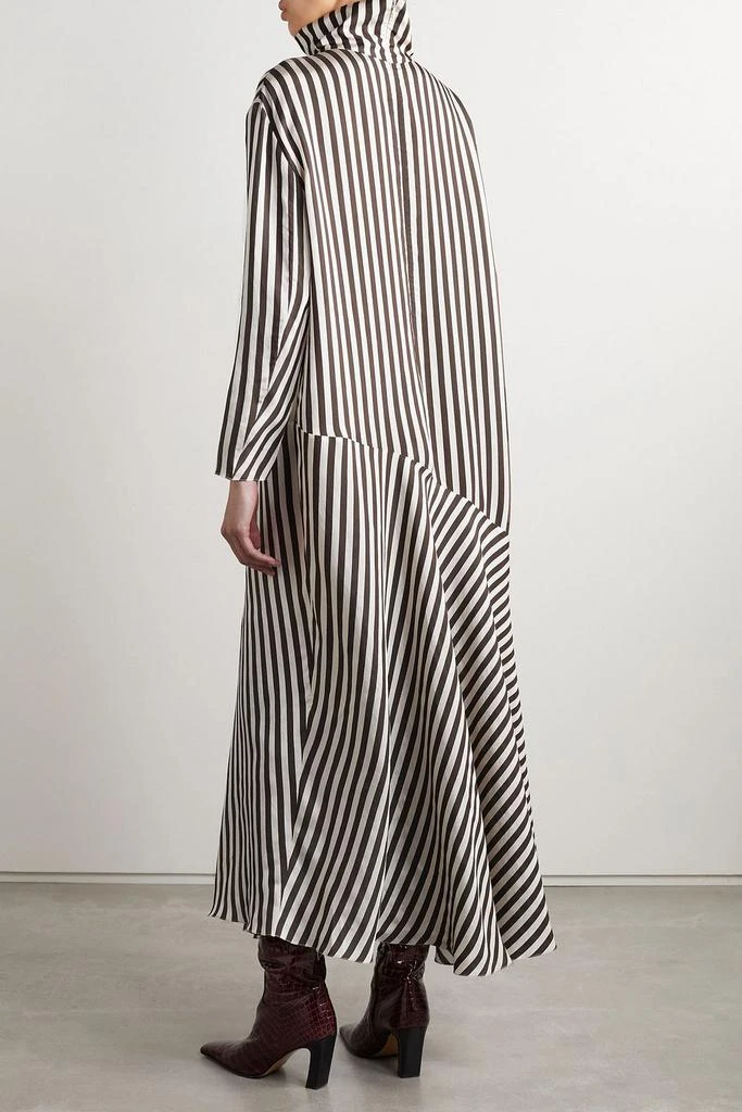Khaite Bellamy striped woven maxi dress 3