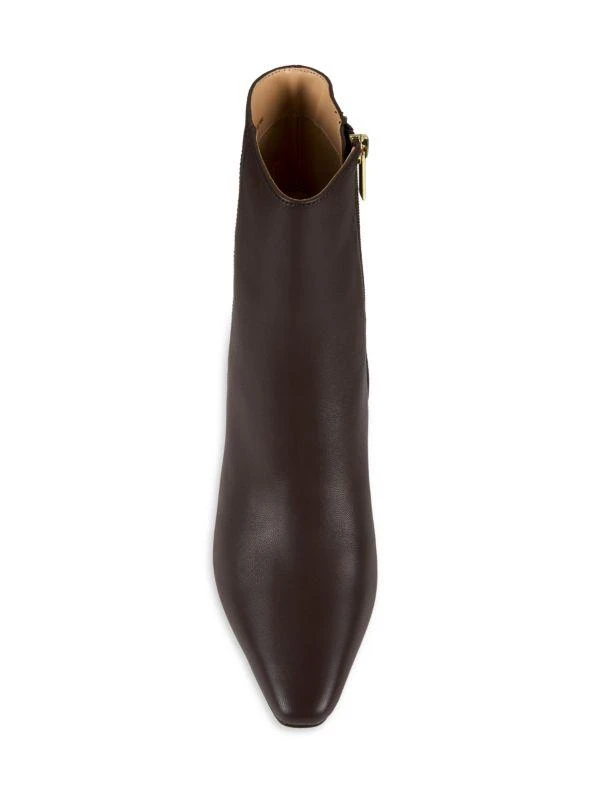 Saks Fifth Avenue 69MM Sunny Leather Booties 5