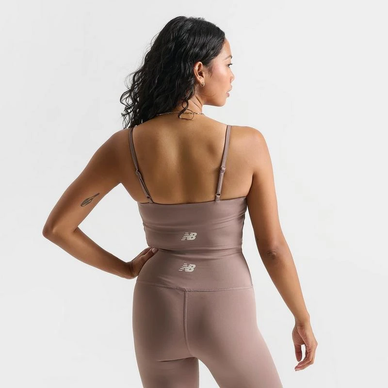 New Balance Women's New Balance Tape Logo Medium-Support Sports Bra 4