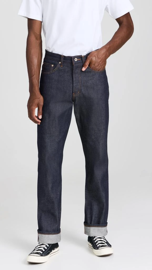 Naked & Famous True Guy - Dirty Fade Selvedge Jeans 1