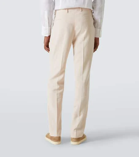 Brunello Cucinelli Double-breasted linen suit 6