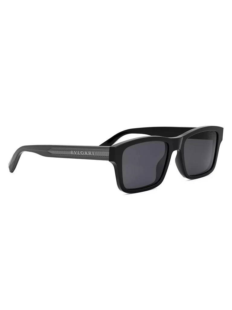 BVLGARI Tubogas 55MM Rectangular Sunglasses 8