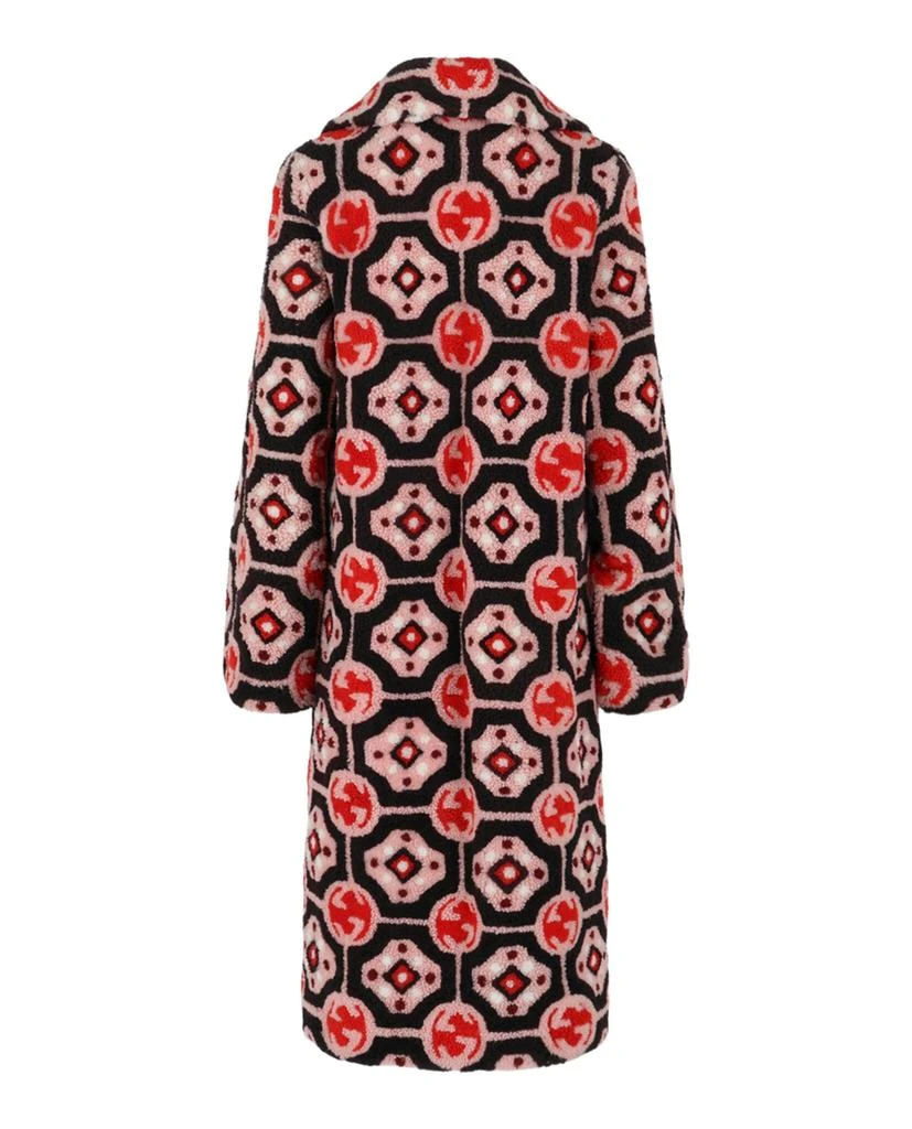 Gucci Geo Printed Fur Coat 2