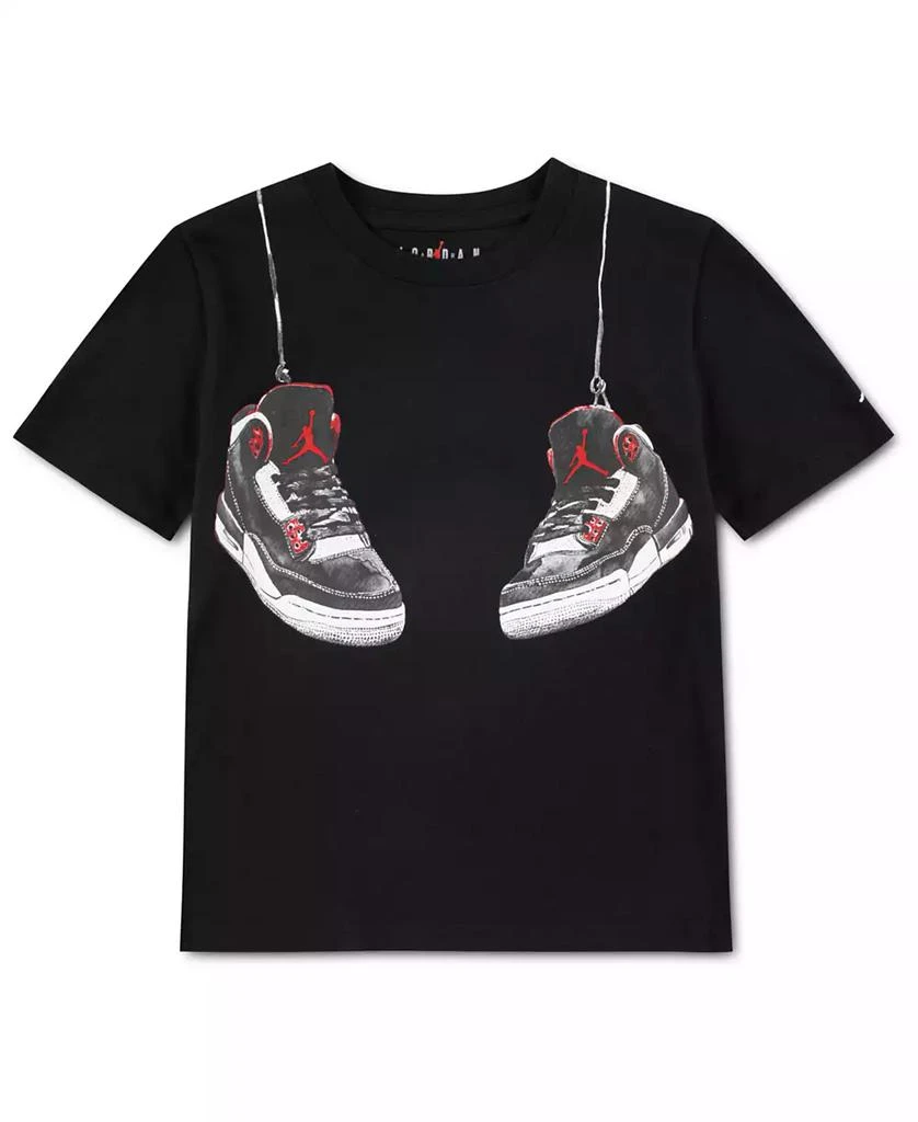 Jordan Boys' Toddler 2T-4T Shoe Strings Crewneck T-Shirt
