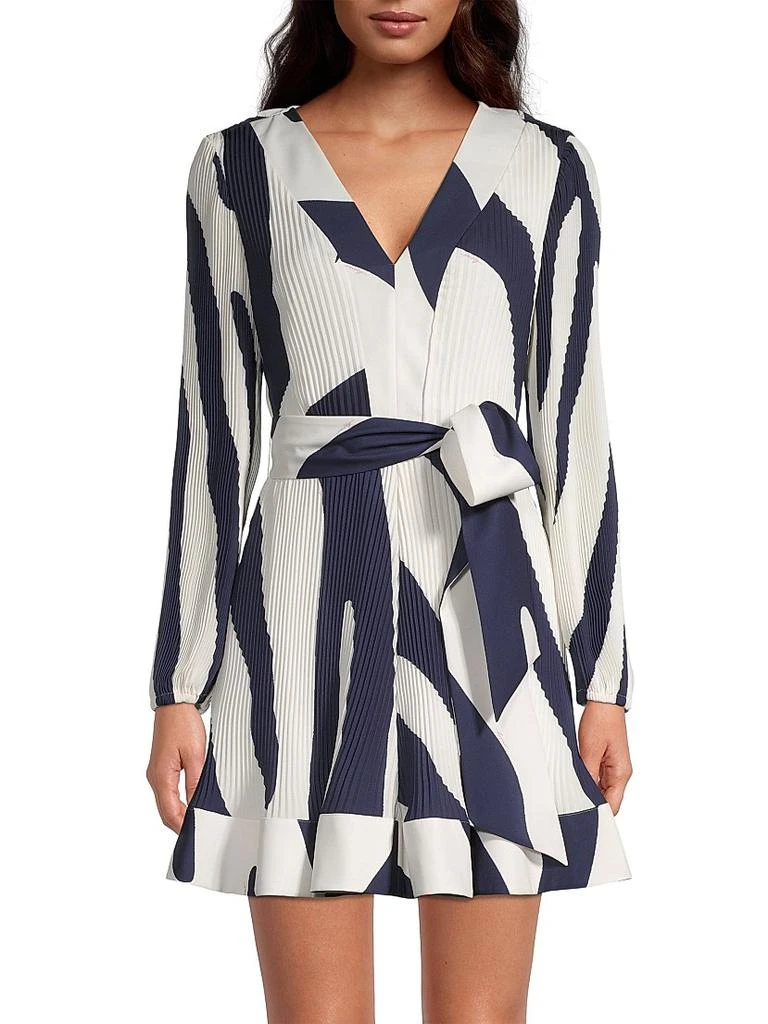 Milly Liv Printed Wrap Dress 3