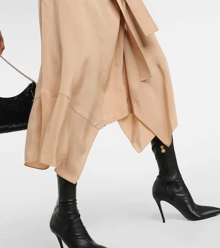 Stella McCartney Silk crêpe de chine shirt dress 5