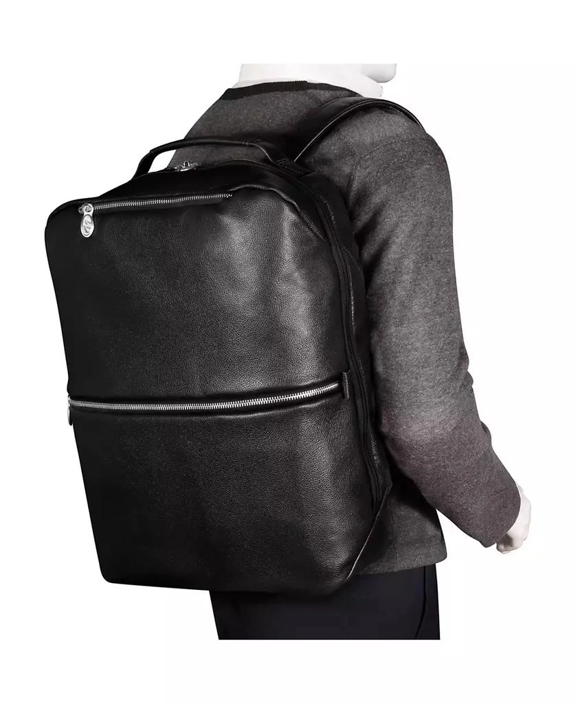 McKlein East Side 17" 2-In-1 Laptop Tablet Convertible Travel Backpack Cross-Body 11