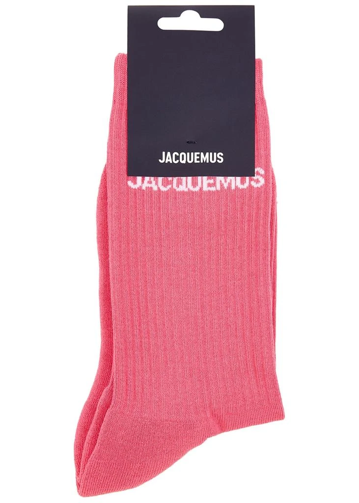 Jacquemus Les Chaussettes logo cotton-blend socks  2
