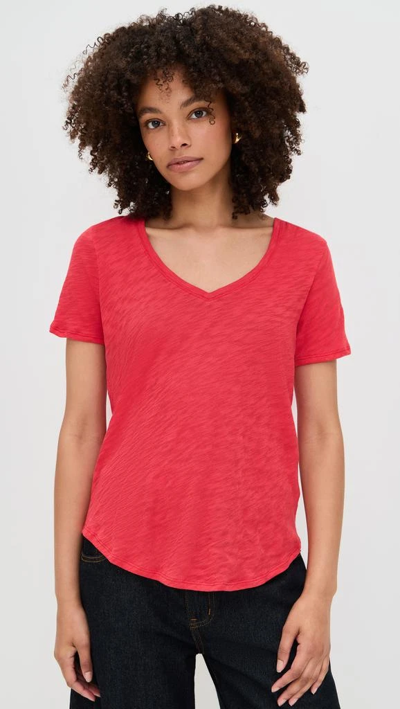 ATM Anthony Thomas Melillo Slub Jersey Classic V-Neck Tee 6