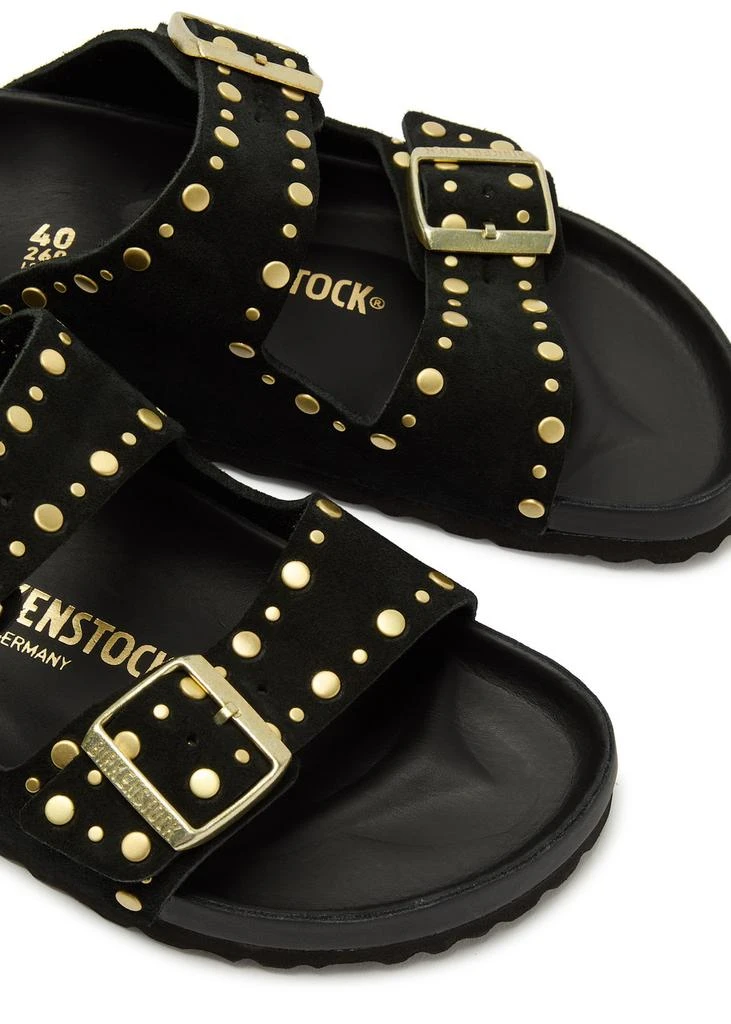 Birkenstock Arizona studded suede sliders 3